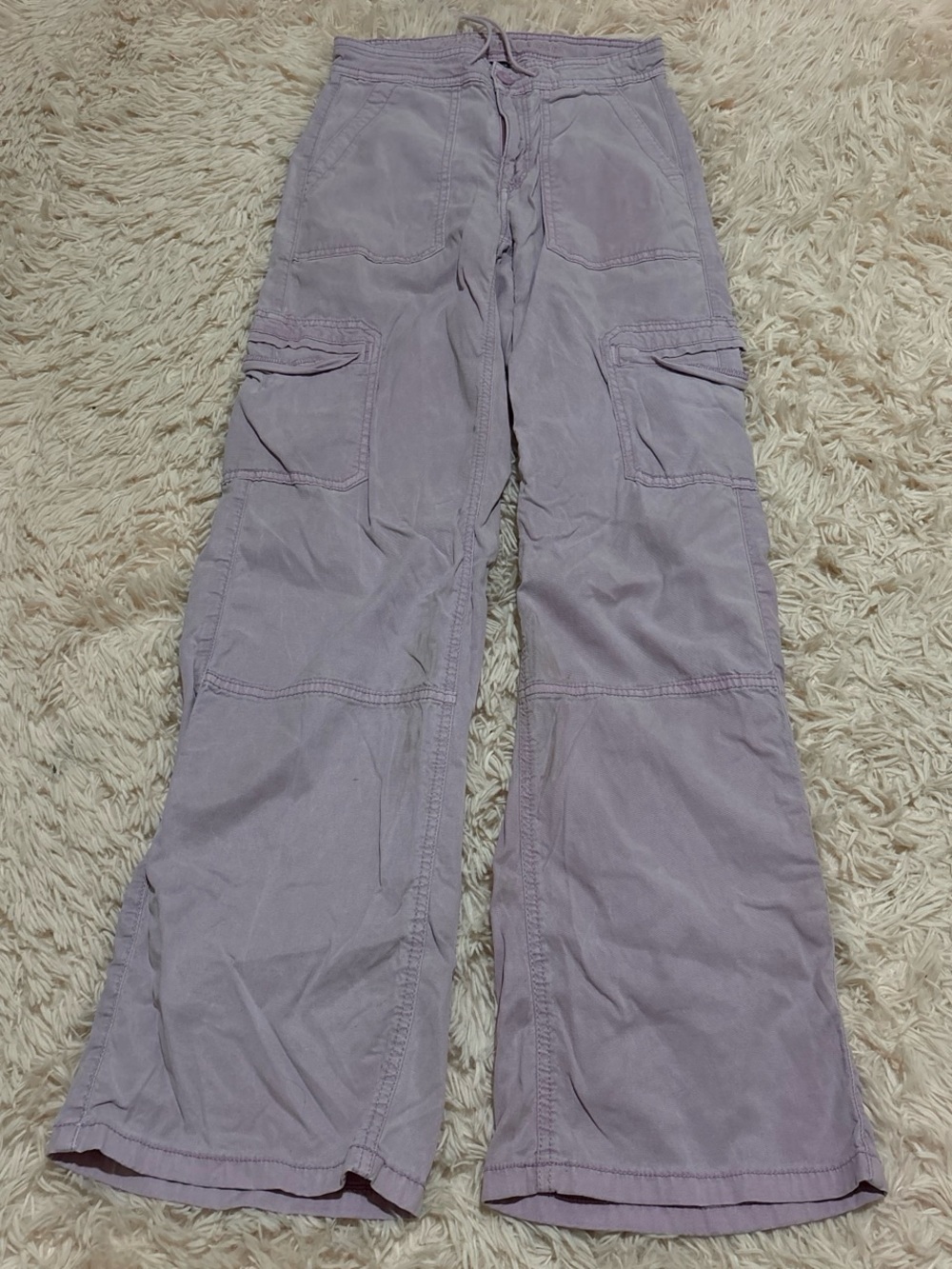 American Eagle purple baggy wide leg size 000